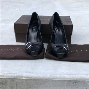 Black Gucci heels